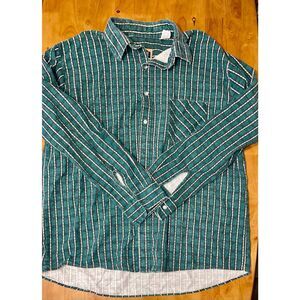 Rare Vtg American Edition Western Rodeo Button Down Shirt Size‎ XL - Made In USA